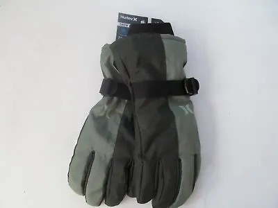 Hurley Snow Water Resistant  Man Green  Gloves Size Sz  L/XL  Brand New • $9.99