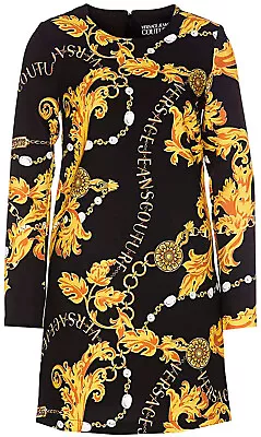 Versace Jeans Couture Women's Dress Fall-Winter 2023/24 Baroque/Chains. Midi. • $599