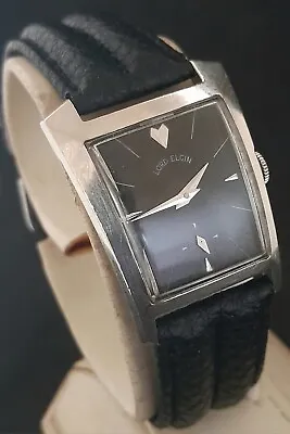 Men's Vintage 1950's Lord Elgin Asymmetrical  23 Jewels Watch.FREE  SHIPPING. • $425