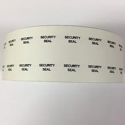 Ultra Destruct Tamper Evident Security Seals Labels 10mm Diameter • £34