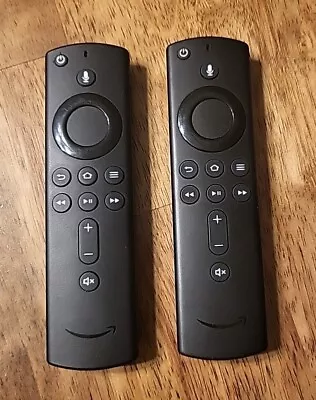 2 Amazon FIRE TV Remote Controls #L5B83H Stick 4K Cube Alexa Voice Command Prime • $16