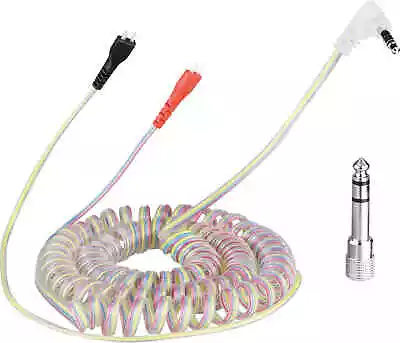 £29.50 • Buy Clear Coiled Cable 3.5m For Sennheiser Headphone HD 25 By Zomo