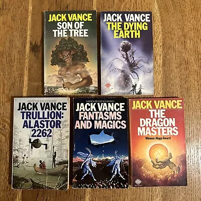 £29.99 • Buy Jack Vance UK 5 Vol PB Collection: Dragon Masters - Fantasms - Dying Earth
