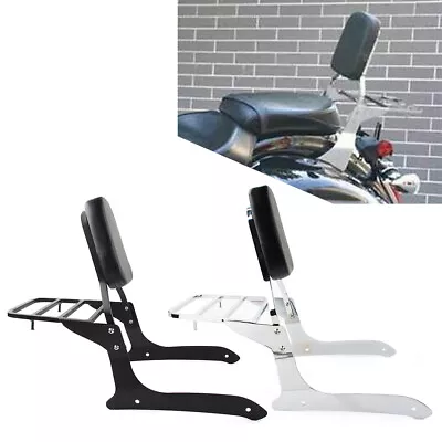 $178.80 • Buy Backrest Sissy Bar Luggage Rack W/ Pad Fit Yamaha XVS1300A V Star 1300 2007-2015