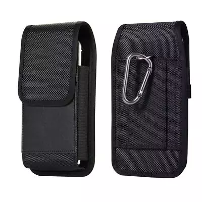 Nylon Cell Phone Holster Belt Case Pouch Holder Magnetic Cover For Samsung Ga... • $22.27