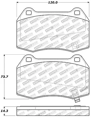 StopTech For Performance 02-07 350z/G35 W/ Brembo Front Brake Pads 309.09600 • $122.42