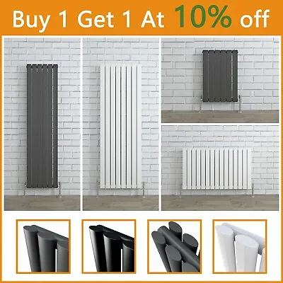 Flat Panel Radiator Vertical Design Tall Upright Central Heating Radiators • £45.99