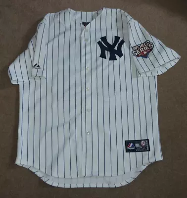 Mark Teixeira New York Yankees 2009 World Series Majestic Jersey Large • $99.95