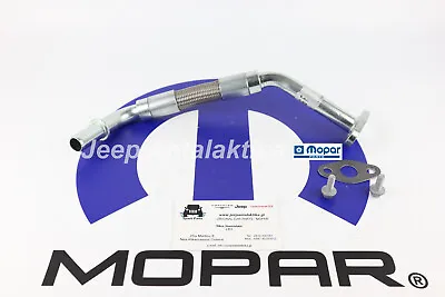 Turbo Oil Drain Tube Kit Jeep Liberty KJ 05-07 2.8CRD 5183073AA New OEM Mopar • $279