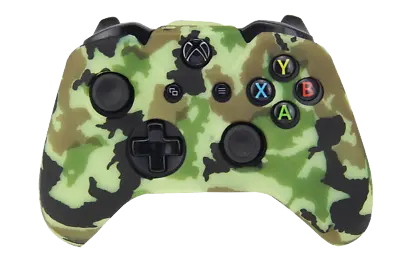 Silicone Cover For XBOX ONE Controller Skin Case Lime Green Camo • $9.90