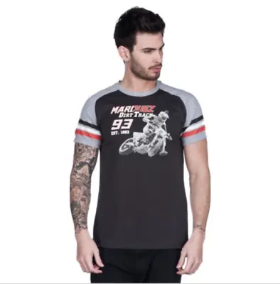 Marc Marquez MM93 Flat Track T-Shirt Official MotoGp Collection Located In USA • $43.99