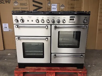 Rangemaster Kitchener 110 Stainless Steel All Gas. Immaculate Condition • £1100