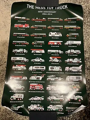 Hess Toy Truck 50th Anniversary Poster Hess Toy Truck Collector Poster (2014) • $50