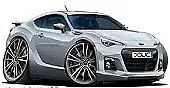£11.73 • Buy Subaru BRZ Sterling Silver Metallic T-shirt 2013 2014 2015 86GT Frs Sizes S-3XL