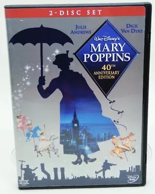 Mary Poppins (DVD 1964 Widescreen 2-disc) Julie Andrews Dick Van Dyke • $6.67