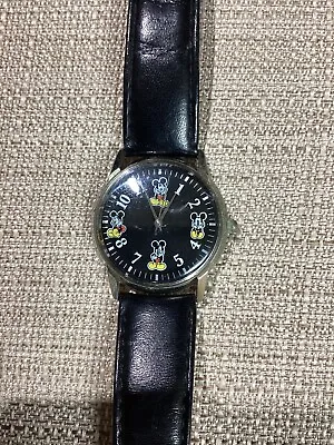 Rare Disney Color Change Mood Watch W/Black Leather Band (342) • $50