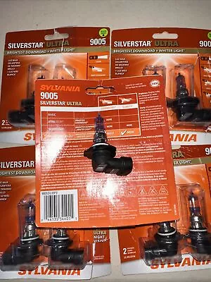 SYLVANIA 9005 SilverStar Ultra High Performance Halogen Headlight Bulb 2 Bulbs • $24