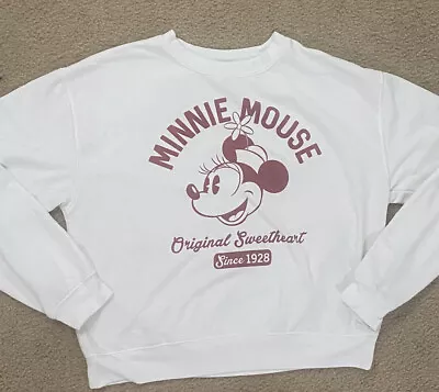 Disney Minnie Mouse  Original Sweetheart  Crew Neck Long Sleeve Sweater Size M • $7