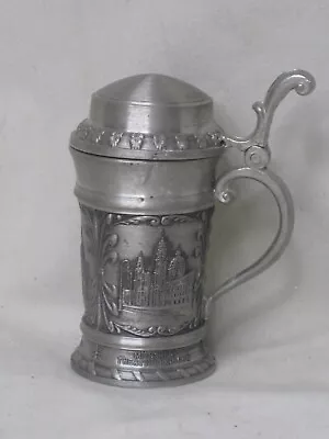 Vintage Miniature West German Stein SKS ZINN Pewter Munchen 2.75  Germany • $17