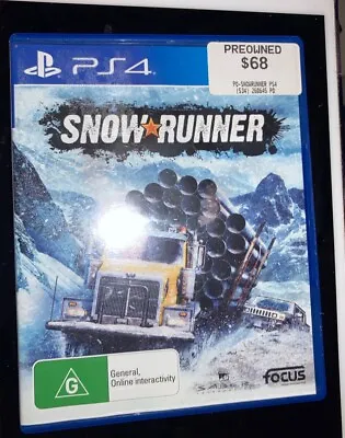 Snow Runner - Ps4 - Playstation 4 - Oz Seller • $49.95
