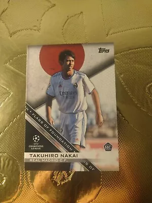 2021-22 Topps UCL Collection - Flags Of Foundation #FF-02 Takuhiro Nakai (RC) • $5