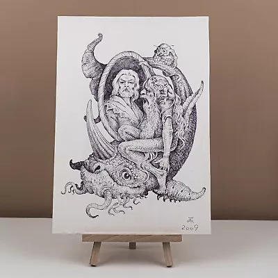 £238.59 • Buy Portrait Original Illustration  One Hundred Years 