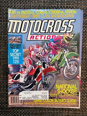 Motocross Action Magazine June 1990 • $8