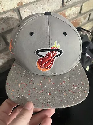 Flawed Miami Heat 47 Brand Hardwood Classics Snapback Hat / Cap • $5.99