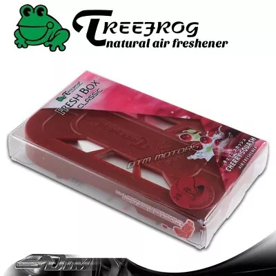 1X Cherry Squash- TreeFrog Tree Frog Natural Xtreme Fresh Box Car Air Freshener • $7.99