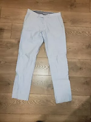 (31 X 32) Mens J.Crew Bowery Chino Pants Light Blue SLIM Fit Casual Preppy • $7.50