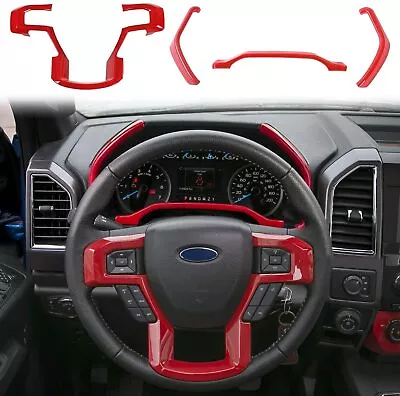 For F-150 Steering Wheel Trim Dash Board Cover For 2015-2020 Ford F150 F250 F350 • $33.99