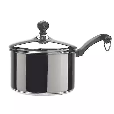 2-Quart Classic Stainless Steel Saucepan With Lid • $23.21