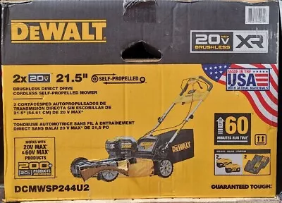 NEW!! DEWALT 20V MAX 21.5 In. Battery Powered Walk Behind Self Propelled Mower • $609