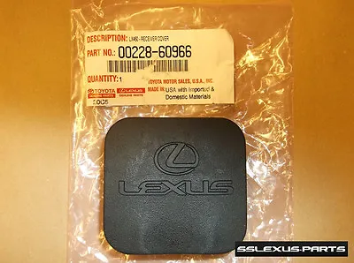 $22.50 • Buy Lexus GX470 GX460 (2003-2018) OEM 2  Tow Hitch RUBBER COVER PLUG 00228-60966 