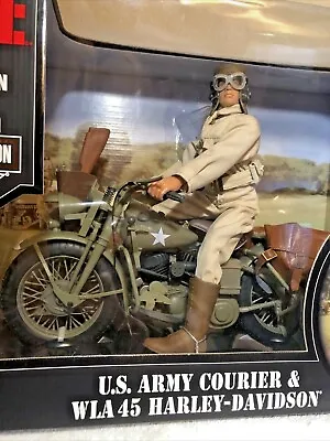 Hasbro GI Joe Classic Collection U.S. ARMY COURIER & WLA 45 HARLEY DAVIDSON New • $102.75