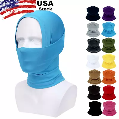 Tube Scarf Bandana Head Face Mask Multi-use Neck Gaiter Shield Outdoor Fishing • $2.89