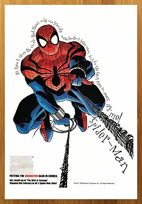 1996 Marvel Comics Print Ad/Poster Ben Reilly Spider-Man Romita Jr Promo Art 90s • $14.99