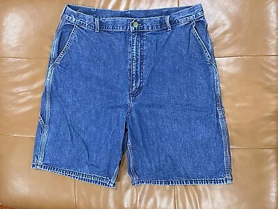 OshKosh B'gosh Utility Carpenter Jean Shorts Men's 38 Blue Medium Wash Denim • $3.99