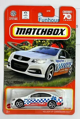 Matchbox Holden VF Commodore SSV Diecast Highway Patrol Police Car New • $20