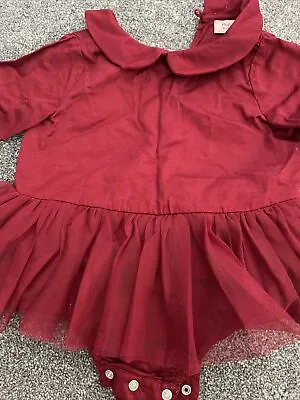 Baby Girl Red Dress 3-6 Months Christmas • £5