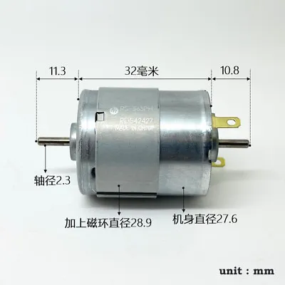 Mabuchi RS-365PH 365SH DC 6V-24V 12V 4000RPM Dual Shaft Round Electric Motor • $3.95