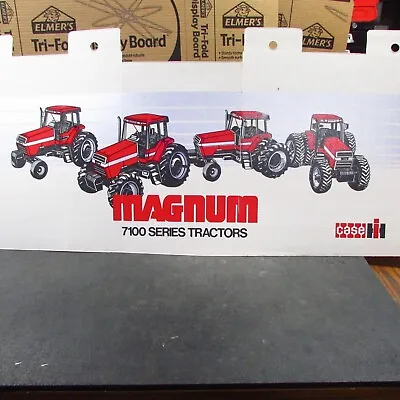 Vintage Case  Magnum 7100 Series Tractors Car Or Truck Window Sunshade Cardboard • $69.95