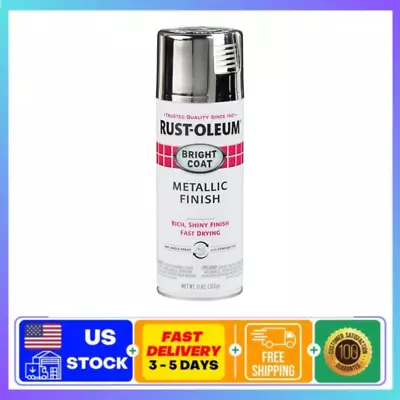 Rust - Oleum Metallic Chrome Spray Paint Can 11 Oz. Rust Inhibitor (Pack Of 1) • $8.99