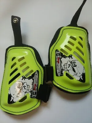 HRP Sports Flak Jak Chest Protector Arm Guards Bicep Guards Vintage Flo. Yellow • $9.99