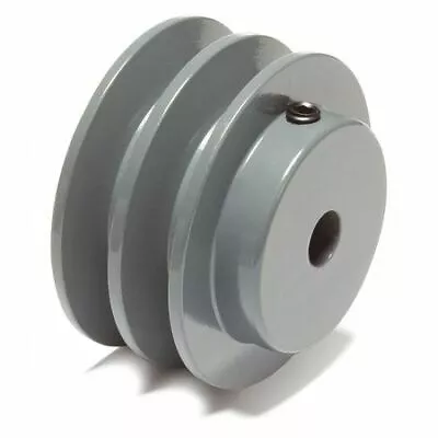 Zoro Select 2Ak2212 1/2  Fixed Bore 2 Groove Standard V-Belt Pulley 2.25 In Od • $19.19