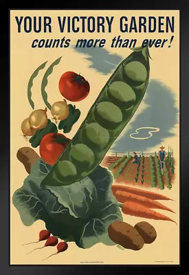 Your Victory Garden World War II Propaganda Poster Home Decor Wall Art Print • $5.99