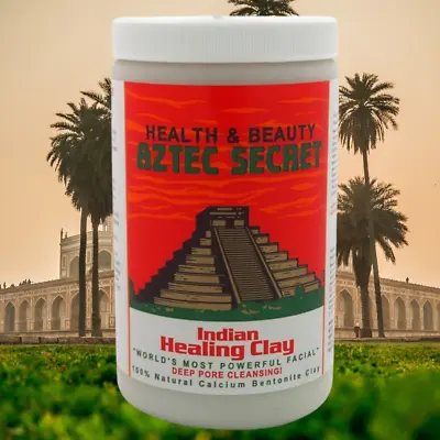 $54.95 • Buy Aztec Secret Indian Healing Clay 908 Grams-Clear Blackheads, Treat Acne, Mask