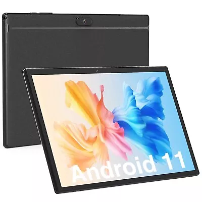 Android Tablet 10  Tablet 64GB Android 11.0 Tablet Quad-Core Dual Camera 6000mAh • $59.98