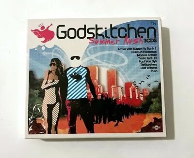 Godskitchen Summer Rush - 2007 Electronic Trance Comp. - RARE 3-CD Set CSRCD5462 • $58.90