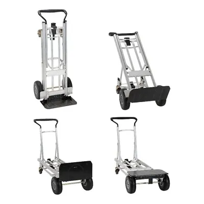 COSCO 4-in-1 Folding/Assisted Hand Truck/Cart/Platform Cart W/ Flat-Free Wheels • $233